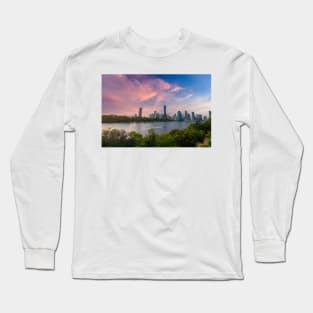 Brisbane cityscape Long Sleeve T-Shirt